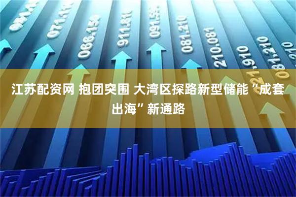江苏配资网 抱团突围 大湾区探路新型储能“成套出海”新通路